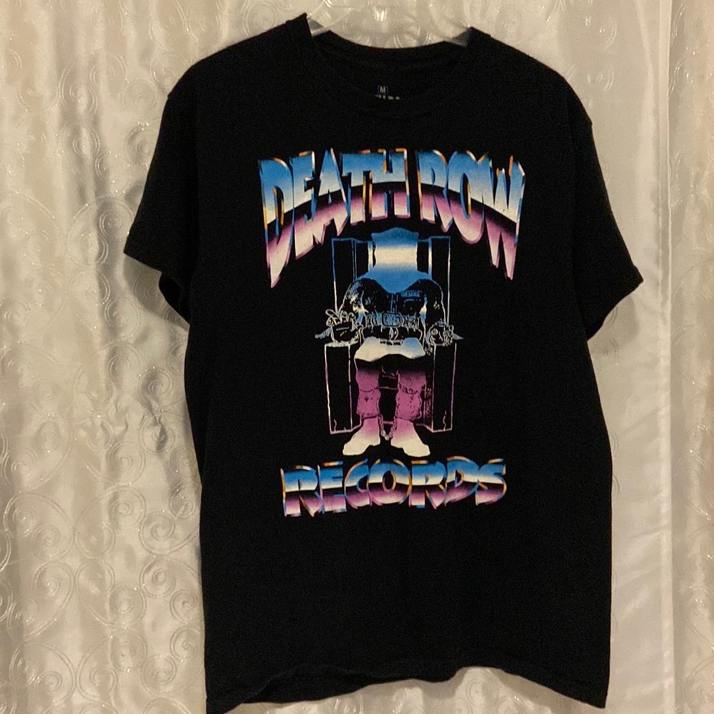 Death Row Records Ripple Junction T-Shirt Adult Size Medium 💥